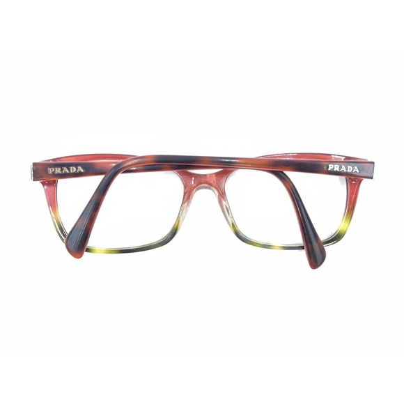 Prada SPR02O FAK-0A5 Tortoise Orange Red Brown Sunglasses Frames 54-17 140 Italy - Picture 11 of 12